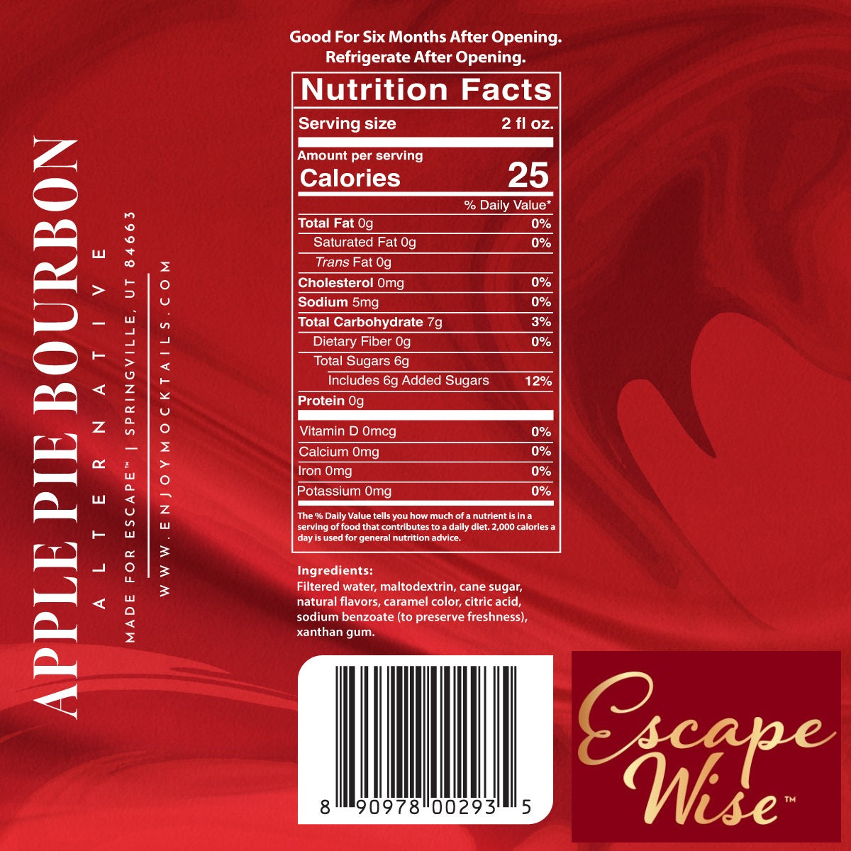 Apple Pie Non-Alcoholic Bourbon Spirit