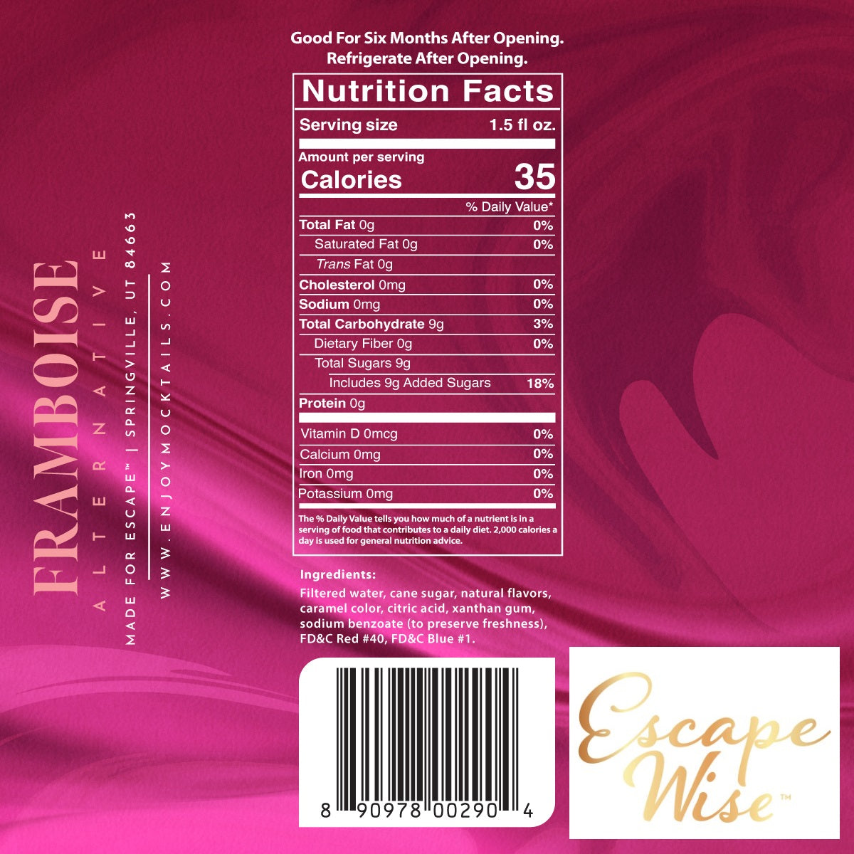 Framboise Non-Alcoholic Liqueur