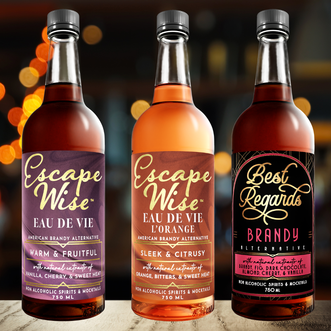Brandy Non-Alcoholic Beverages, Variety Pack - 3 Pack Deal