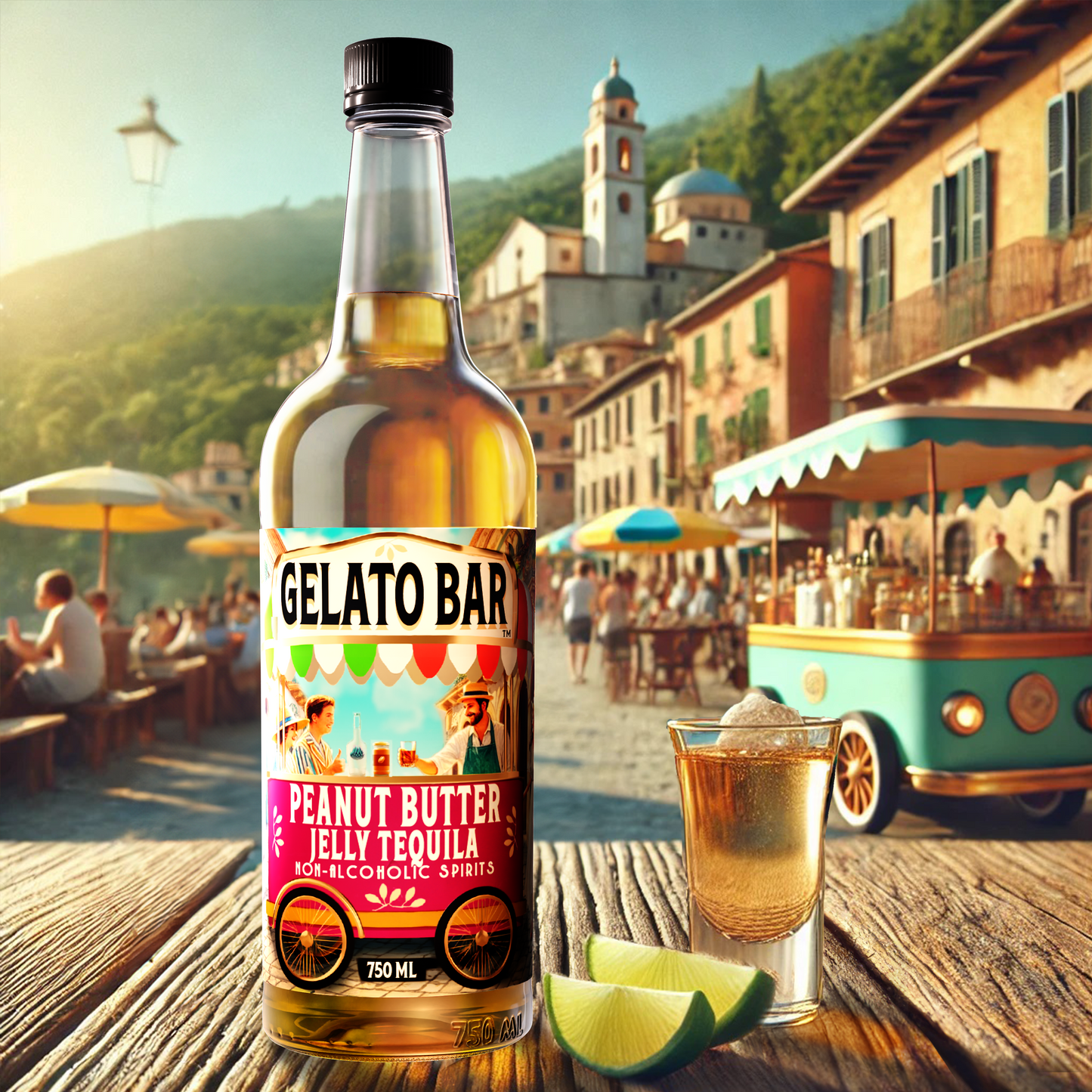 Non-Alcoholic Tequila, Peanut Butter and Jelly Flavor