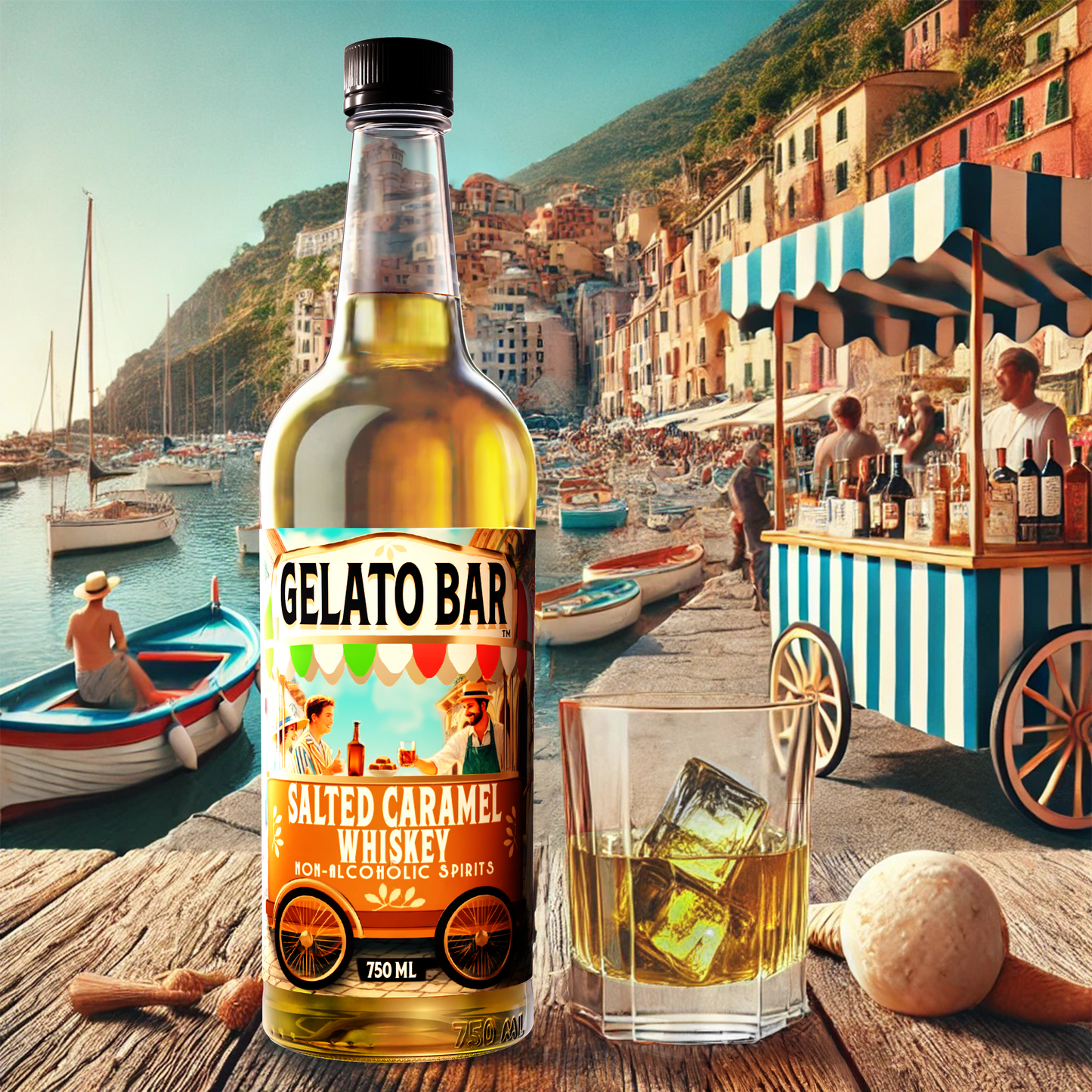 Non-Alcoholic Whiskey Salted Caramel