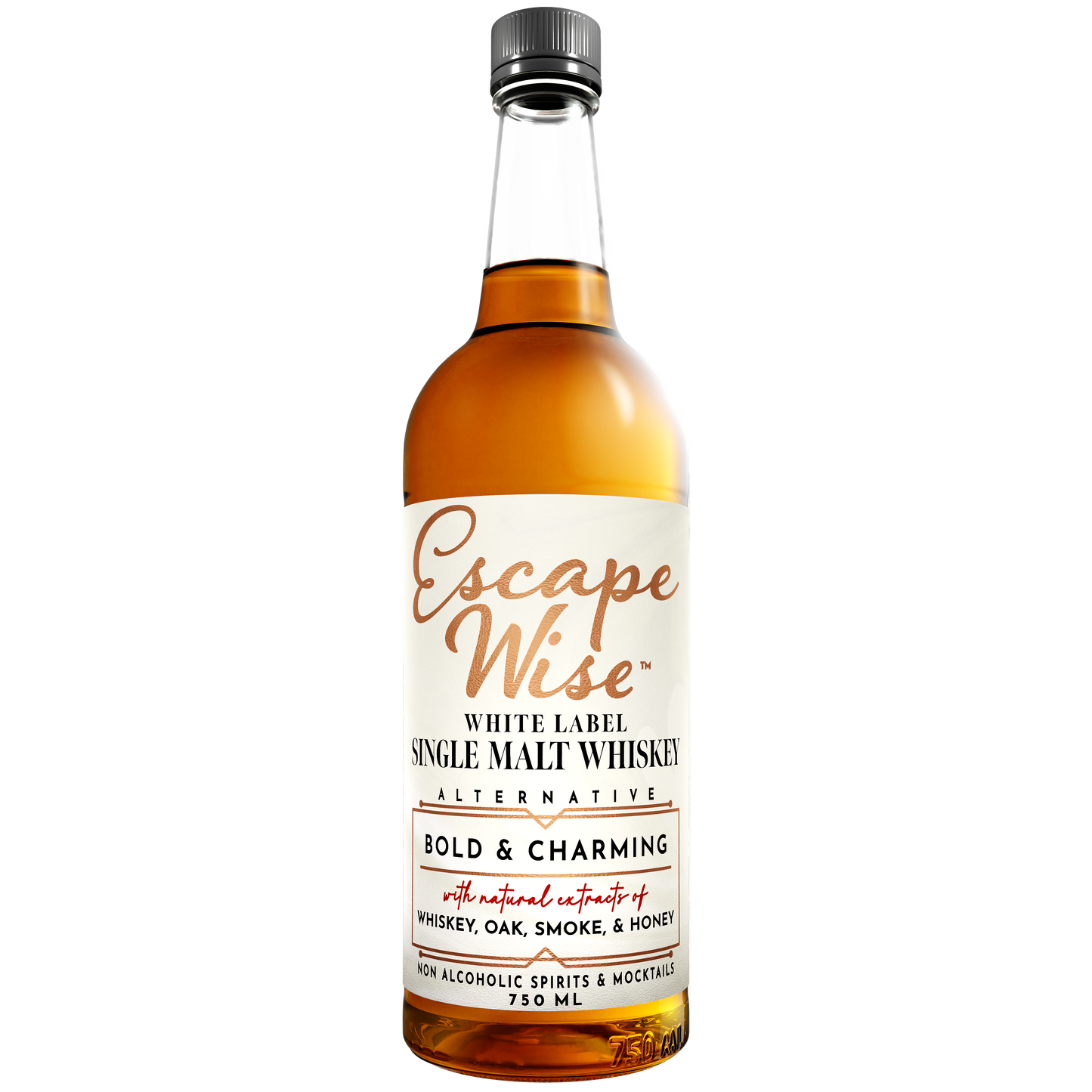 White Label Single Malt Non-Alcoholic Whiskey Spirit