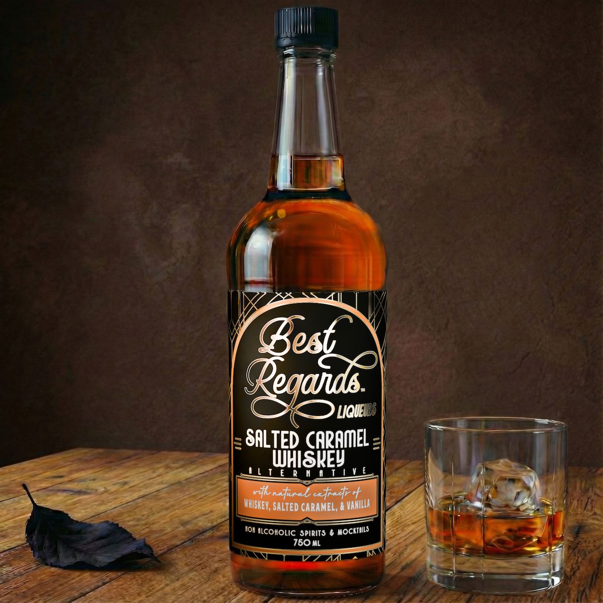 Salted Caramel Whiskey - Non-Alcoholic - Best Regards Liqueurs – Enjoy ...