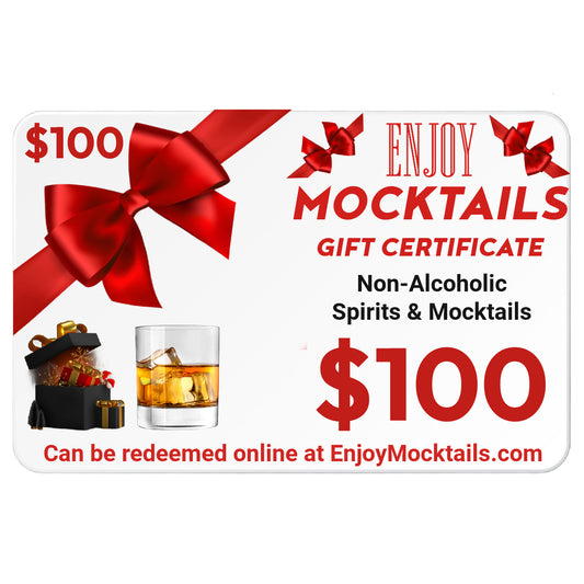 Gift Card - $100 Enjoy Mocktails Store Gift Certificate