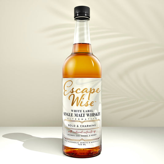 White Label Single Malt Non-Alcoholic Whiskey Spirit