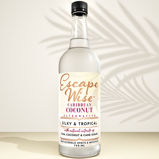 Caribbean Coconut Non-Alcoholic Rum Liqueur (Alcohol Free)