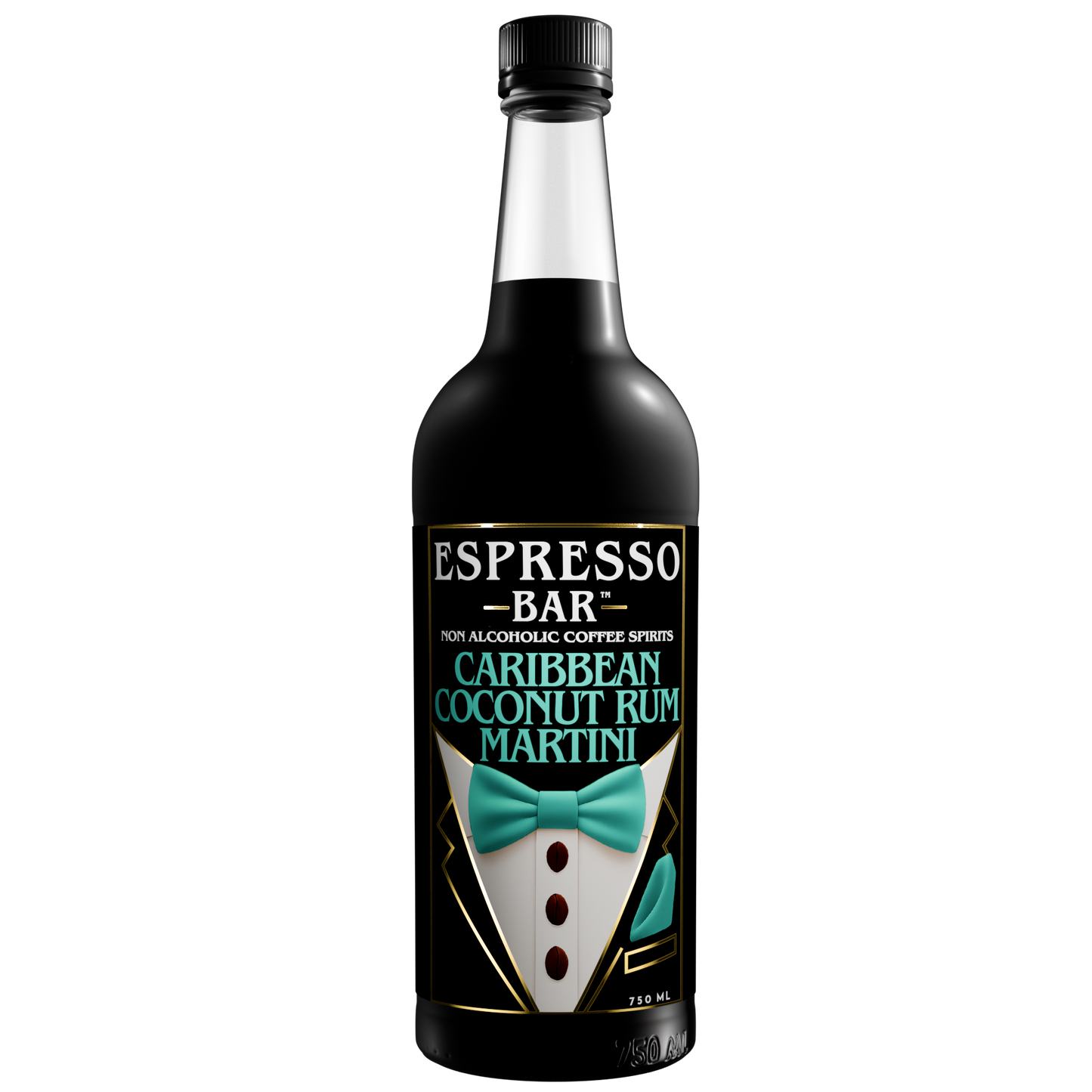 Non-Alcoholic Coconut Rum, Espresso Martini
