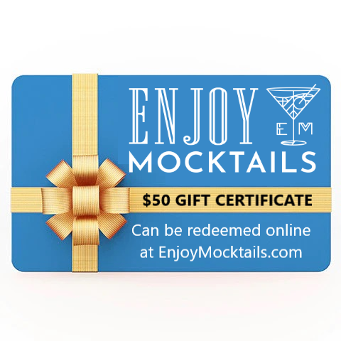 Gift Card - $50 Enjoy Mocktails Store Gift Certificate